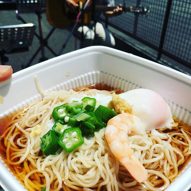 昼メシは生麺️のそうめん。冷んやりンマイ️