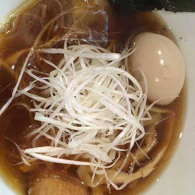 初見参のあごだしラーメン