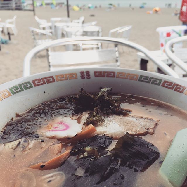 今日は味噌ラーメンだー