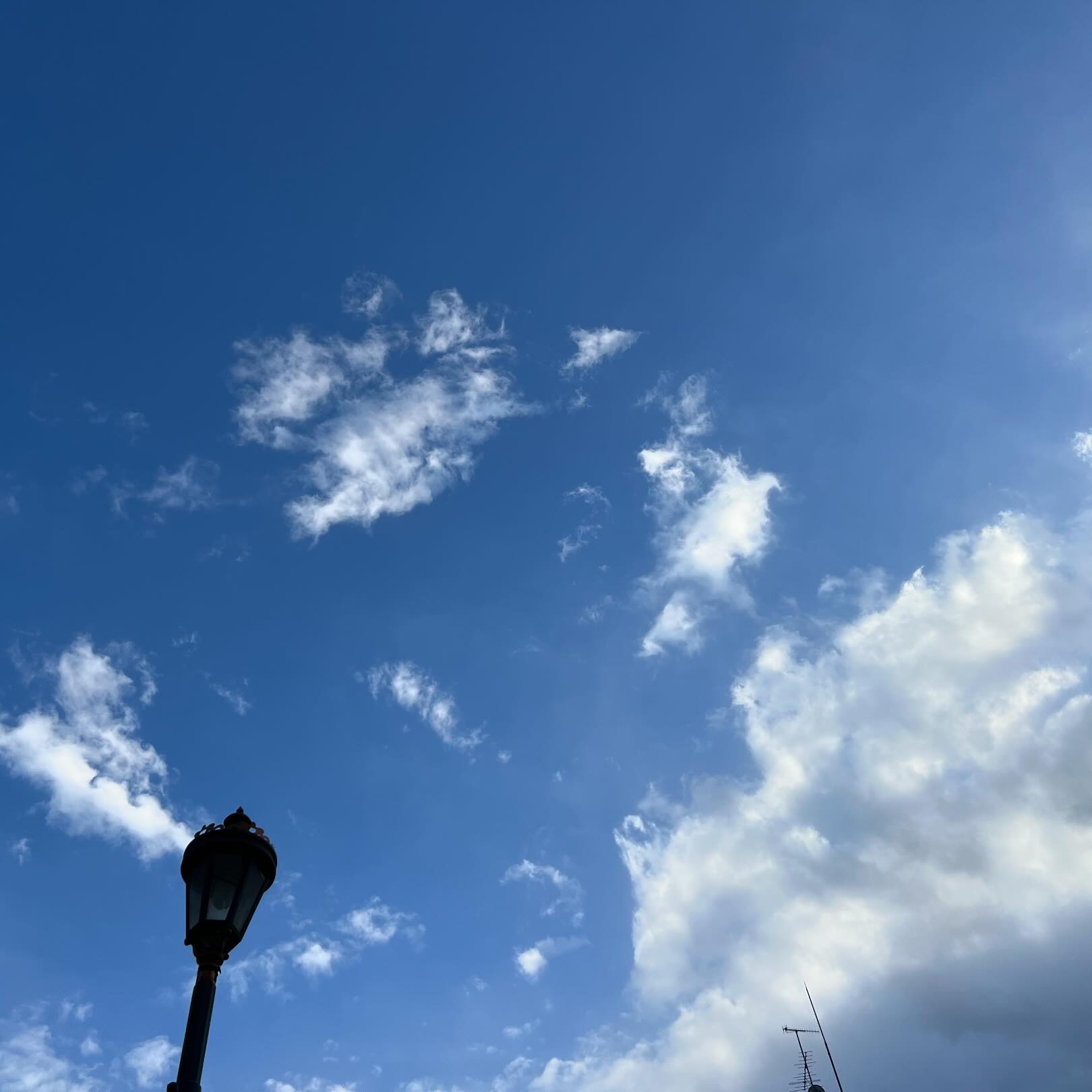 今日の空