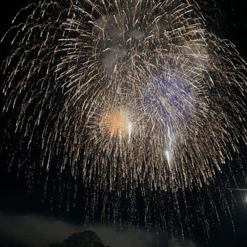 土浦全国花火競技大会を見に来たよ